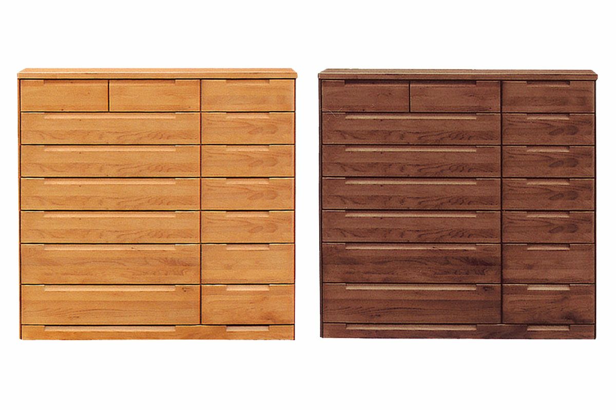 スカーレット150センチ幅7段チェスト