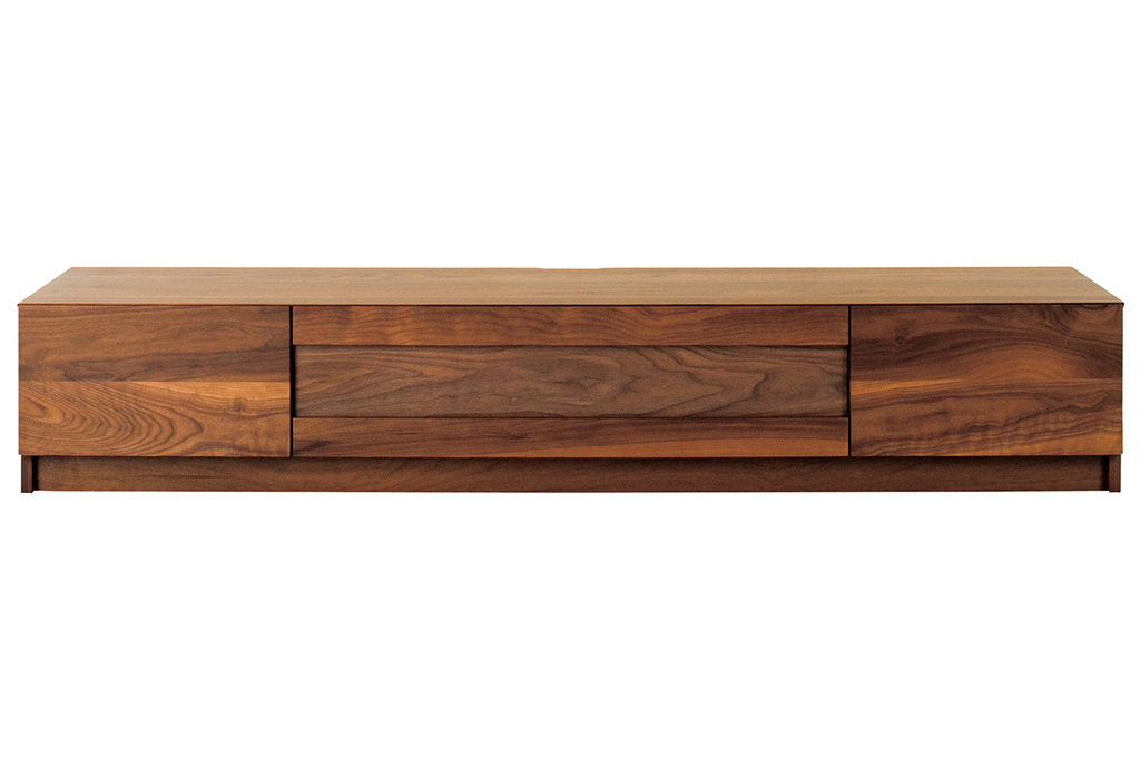 グロッセ160センチ幅テレビ台（ウォールナット・ブラックチェリー・オークから選べる）