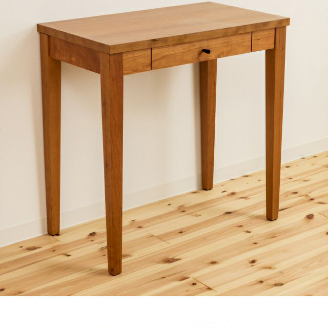 オリジナルコンソールテーブルブラックチェリー材70センチ幅