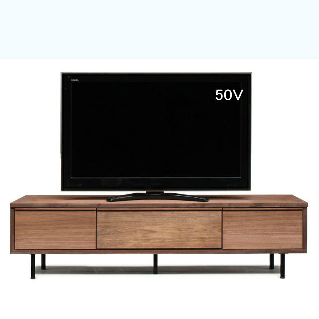 ビビ幅180センチテレビボードは、デッキを見せない天然木インテリアにしたい方にお勧めです