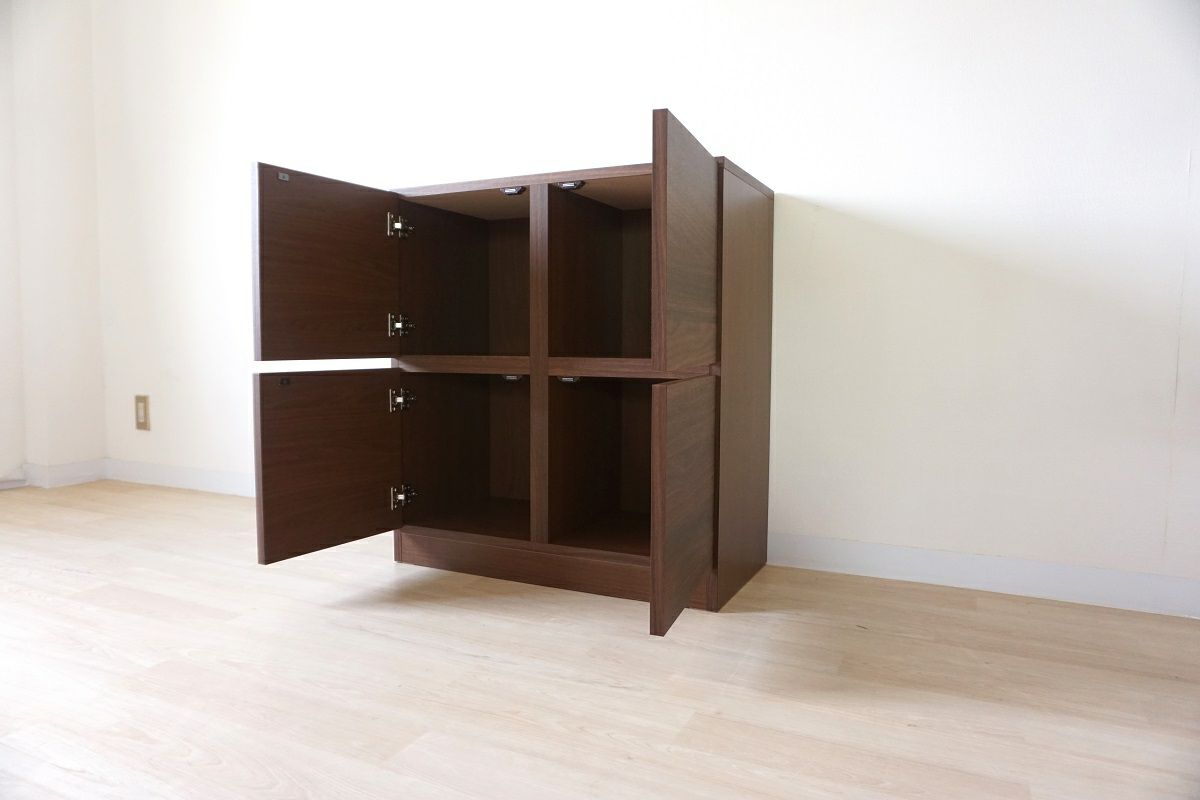 幅74.2 奥行38.5 高さ81】ダブルディ2 74－4ラック | 大川家具