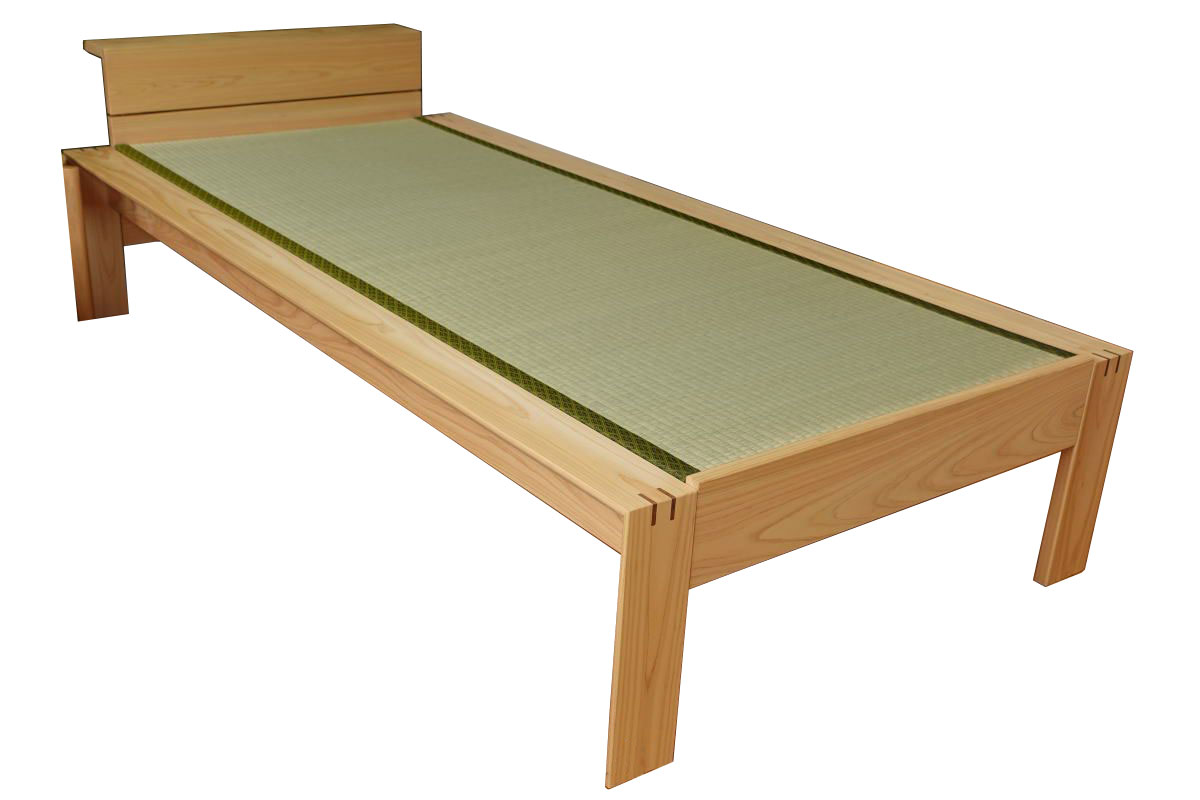 国産ヒノキ無垢材の畳ベッドKOTOⅡダブルサイズ 配送員にて現地組立て