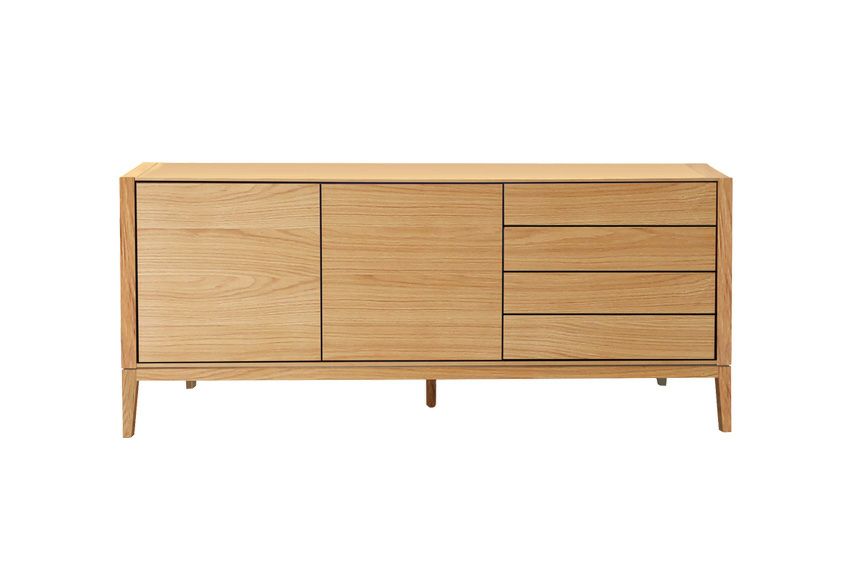 幅170 奥行43 高さ75】モル 170サイドボード(ホワイトオーク