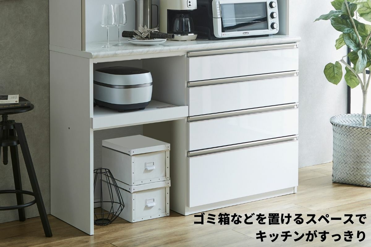 コガ家具 食器棚 幅(W)1200mm × 奥行(D)370mm × 高さ(H)1945mm
